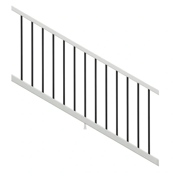 Trex Enhance 6-ft x 36-in Classic White Composite Deck Stair Rail Kit