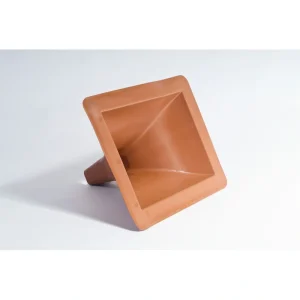 Trex RainEscape 13-1/2-in x 17-1/2-in Brown Under Deck Ceiling Downspout