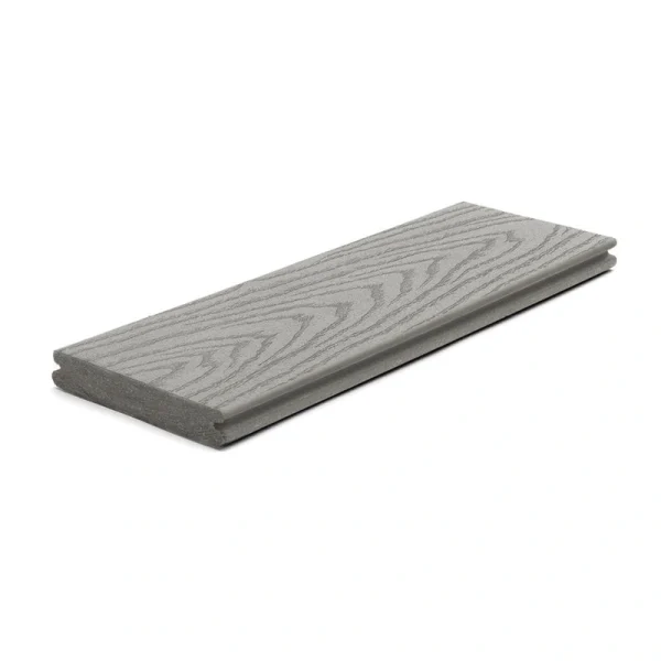 Trex Select 1-in x 6-in x 16-ft Pebble Grey Grooved Composite Deck Board
