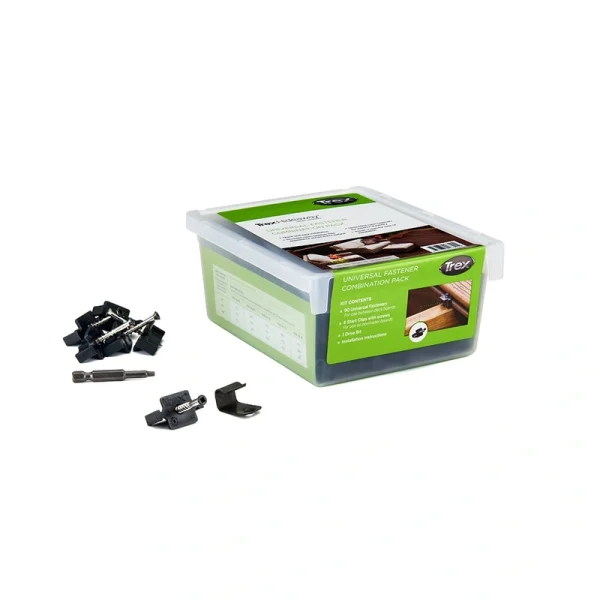 Trex Universal 1-in Black Hidden Deck Fastener 50-sq ft (94-Pack)