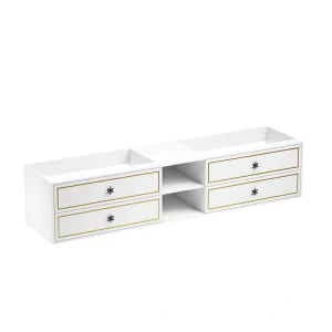Vacolite 23-in x 21-in x 96-in White Bathroom Wall Cabinet