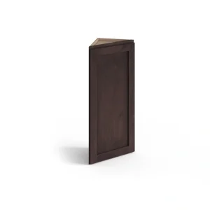 Valleywood Cabinetry 12-in W x 30-in H x 12-in D Rustic Hickory Diagonal Wall Ready To Assemble Plywood Cabinet (Flat Panel Shaker Door Style)