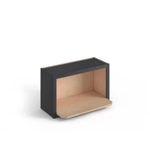 Valleywood Cabinetry 30-in W x 18-in H x 12-in D Ideal Gray Birch Microwave Wall Ready To Assemble Plywood Cabinet (Flat Panel Style)