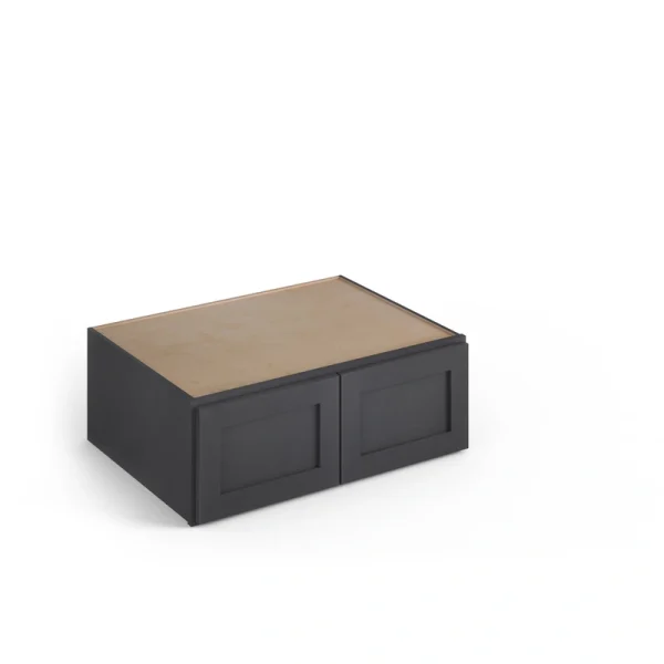 Valleywood Cabinetry 33-in W x 18-in H x 24-in D Ideal Gray Birch Wall Ready To Assemble Plywood Cabinet (Flat Panel Shaker Door Style)