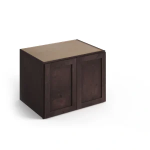 Valleywood Cabinetry 36-in W x 24-in H x 24-in D Rustic Hickory Wall Ready To Assemble Plywood Cabinet (Flat Panel Shaker Door Style)