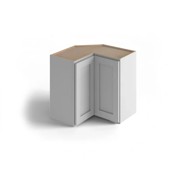 Valleywood Cabinetry Proper Gray 24-in W x 30-in H x 24-in D Proper Gray Birch L-shaped Corner Wall Ready To Assemble Plywood Cabinet (Flat Panel Shaker Style)
