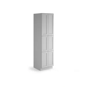 Valleywood Cabinetry Proper Gray 24-in W x 90-in H x 24-in D Proper Gray Birch Pantry Ready To Assemble Plywood Cabinet (Flat Panel Shaker Door Style)