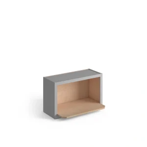 Valleywood Cabinetry Proper Gray 30-in W x 18-in H x 12-in D Proper Gray Birch Microwave Wall Ready To Assemble Plywood Cabinet (Flat Panel Style)