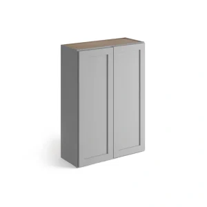 Valleywood Cabinetry Proper Gray 30-in W x 30-in H x 12-in D Proper Gray Birch Wall Ready To Assemble Plywood Cabinet (Flat Panel Shaker Door Style)