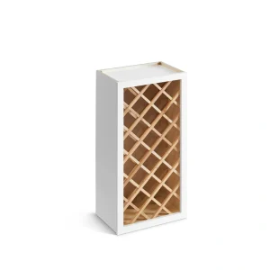 Valleywood Cabinetry Pure White 18-in W x 30-in H x 12-in D Pure White Birch Open Cube Organizer Wall Ready To Assemble Plywood Cabinet (Flat Panel Style)