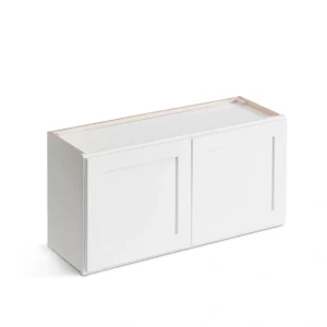 Valleywood Cabinetry Pure White 36-in W x 15-in H x 12-in D Pure White Birch Wall Ready To Assemble Plywood Cabinet (Flat Panel Shaker Door Style)