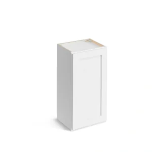 Valleywood Cabinetry Pure White 9-in W x 30-in H x 12-in D Pure White Birch Wall Ready To Assemble Plywood Cabinet (Flat Panel Shaker Door Style)