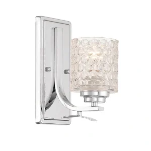 Vanity Art 1 – Light Chrome Armed Sconce
