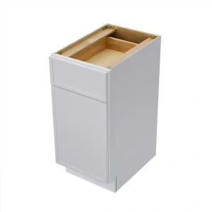Vanity Art 15 in. W x 21 in. D x 32.5 in. H 1-Drawer Bath Vanity Cabinet Only in White T726948255