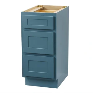 Vanity Art 15 in. W x 21 in. D x 32.5 in. H 3-Drawer Bath Vanity Cabinet Only in Sea Green T726947908