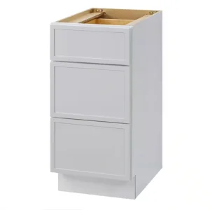 Vanity Art 15 in. W x 21 in. D x 32.5 in. H 3-Drawers Bath Vanity Cabinet Only in White T726947886