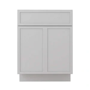 Vanity Art 24 in. W x 21 in. D x 32.5 in. H 2-Doors Bath Vanity Cabinet without Top in Gray