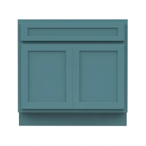 Vanity Art 30 in. W. x 21 in. D x 32.5 in. H 2-Doors Bath Vanity Cabinet Only in Sea Green