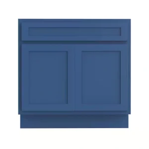 Vanity Art 30 in. W x 21 in. D x 32.5 in. H 2-Doors Bath Vanity Cabinet without Top in Blue T726948322