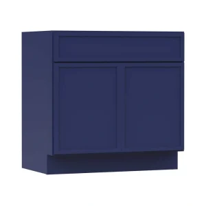 Vanity Art 39 in. W. x 21 in. D x 32.5 in. H 2-Doors Bath Vanity Cabinet without Top in Blue