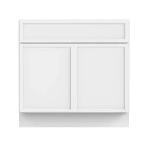 Vanity Art 39 in. W x 21 in. D x 32.5 in. H 2-Doors Bath Vanity Cabinet without Top in White