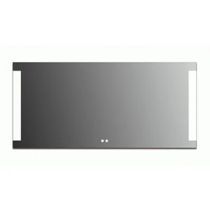 Vanity Art Honfleur 60 in. W x 28 in. H Large Frameless Rectangular LED Wall Mounted Bathroom Vanity Mirror in Clear