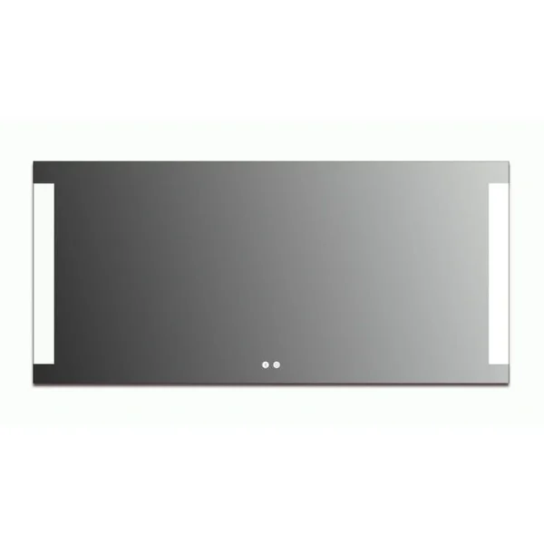 Vanity Art Honfleur 60 in. W x 28 in. H Large Frameless Rectangular LED Wall Mounted Bathroom Vanity Mirror in Clear