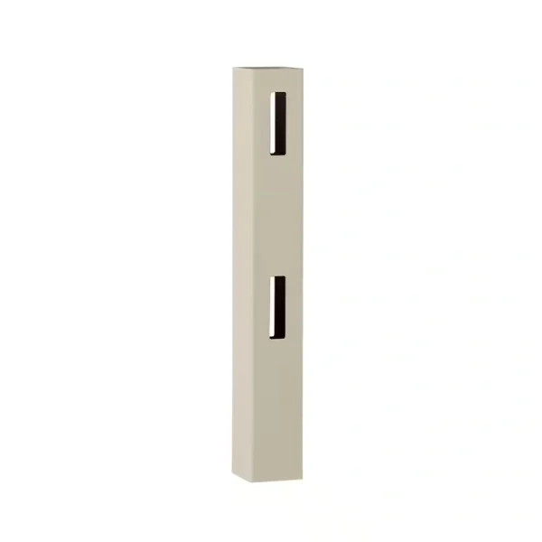 Veranda 5 in. x 5 in. x 5 ft. Tan Vinyl Ranch 2-Rail Fence Line Post