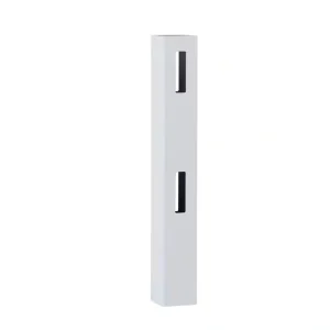 Veranda 5 in. x 5 in. x 5 ft. Vinyl White Ranch 2-Rail Line Fence Post