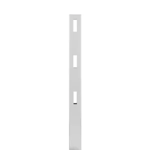 Veranda 5 in. x 5 in. x 7 ft. Vinyl White Ranch 3-Rail Line Post