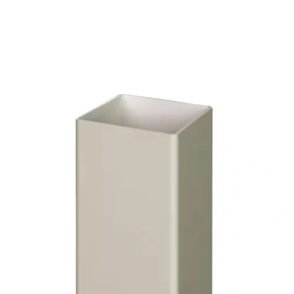 Veranda 5 in. x 5 in. x 8 ft. Tan Wicker Vinyl Fence Post