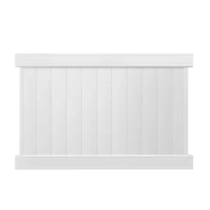 Veranda Pro Series 4 ft. x 6 ft. Woodbridge Privacy Unassembled Vinyl Fence Panel