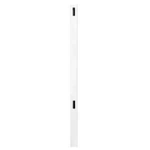 Veranda Pro Series 5 in. x 5 in. x 84 in. White Vinyl Woodbridge Routed End Fence Post
