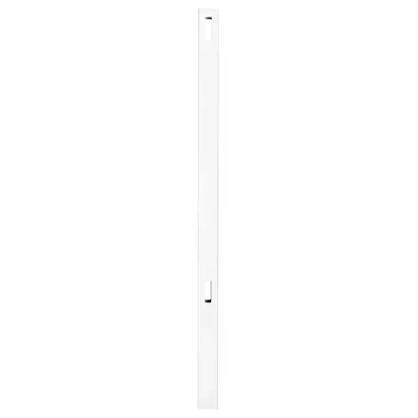 Veranda Pro Series 5 in. x 5 in. x 84 in. White Vinyl Woodbridge Routed Line Fence Post