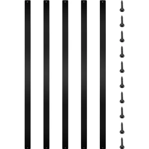 VEVOR 2-ft Black Aluminum Railing Panel (16-Pack)