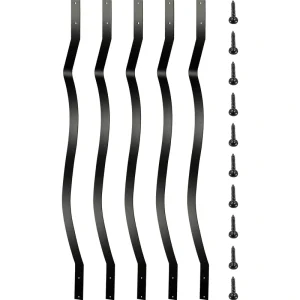VEVOR Classic Composite Series 1-in x 1-in x 3-ft Aluminum Alloy Deck Post