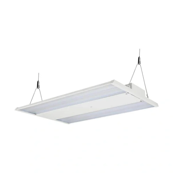 Viribright 4 ft. 400-Watt Equivalent Integrated LED Dimmable White High Bay Light, 5000K