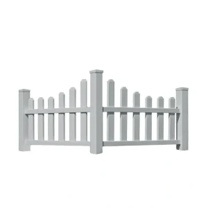 VITA 49″L x 49″W x 44″H Country Corner Vinyl Picket, White, VA20234