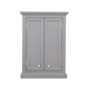 Water Creation Derby 24-in x 33-in x 8-in Grey Bathroom Wall Cabinet