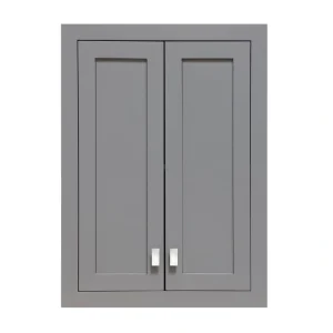 Water Creation Madison 24-in x 34-in x 8-in Grey Soft Close Bathroom Wall Cabinet
