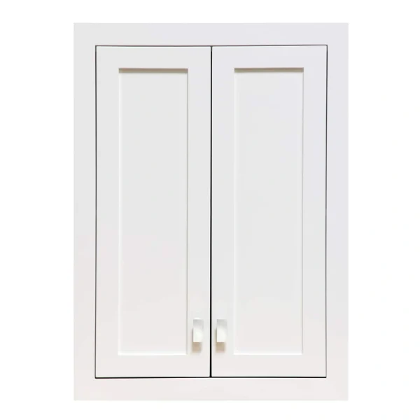 Water Creation Madison 24-in x 34-in x 8-in White Soft Close Bathroom Wall Cabinet