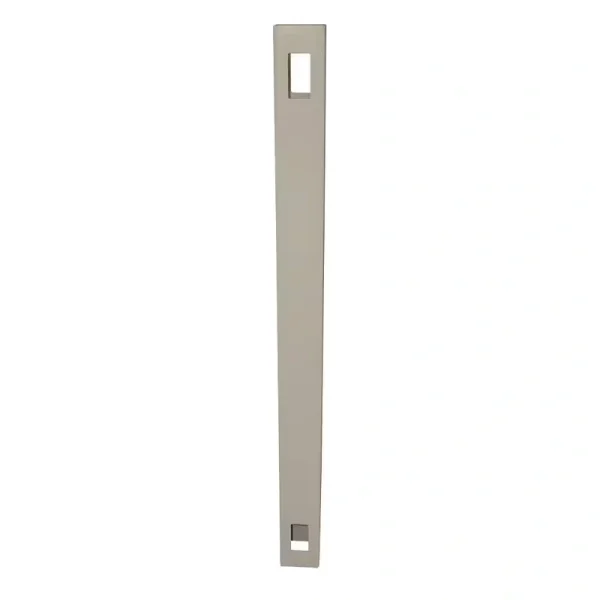 Weatherables 4 in. x 4 in. x 7 ft. Khaki Vinyl Fence Line Post