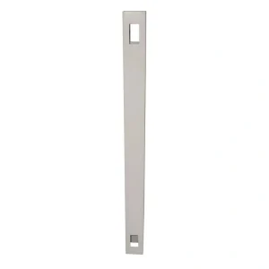 Weatherables 4 in. x 4 in. x 7 ft. Tan Vinyl Fence Line Post
