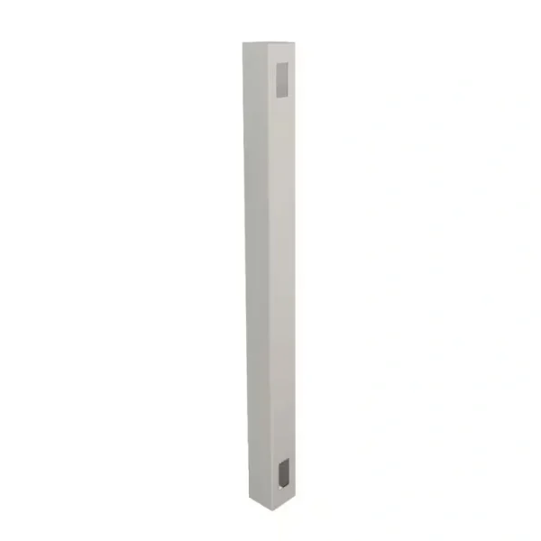 Weatherables 5 in. x 5 in. x 11.6 ft. Tan Vinyl Fence End Post