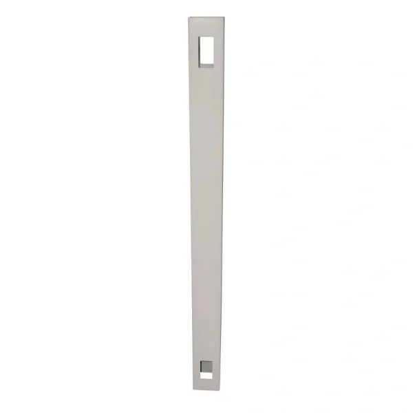 Weatherables 5 in. x 5 in. x 7 ft. Tan Vinyl Fence Line Post