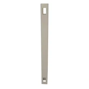 Weatherables 5 in. x 5 in. x 8 ft. Khaki Vinyl Fence Line Post