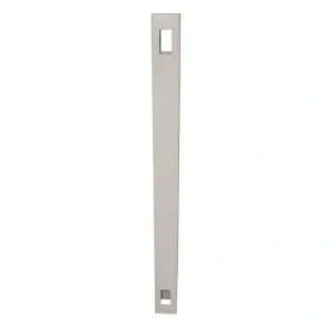 Weatherables 5 in. x 5 in. x 8 ft. Tan Vinyl Fence Line Post