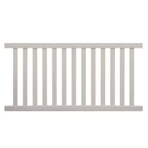 Weatherables Captiva 4 ft. H x 6 ft. W Tan Vinyl Pool Fence Panel