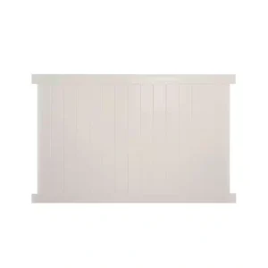 Weatherables Savannah 5 ft. H x 8 ft. W Tan Vinyl Privacy Fence Panel Kit