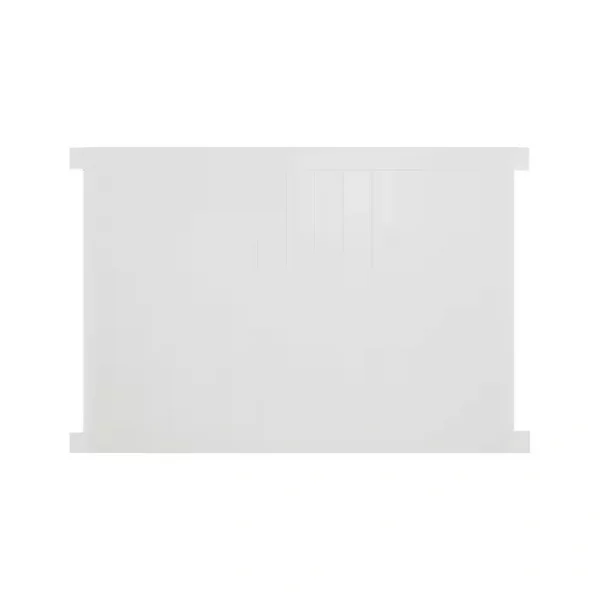 Weatherables Savannah 6 ft. H x 6 ft. W Gray Vinyl Privacy Fence Panel Kit